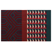 Ndebele by GAN Rugs. Red 200cm x 300cm
